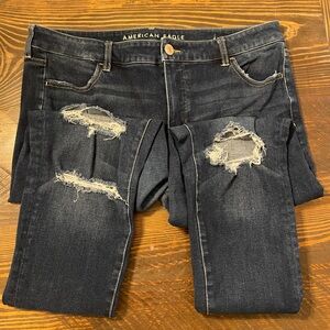 American Eagle Distressed “The Dream” Jeggings